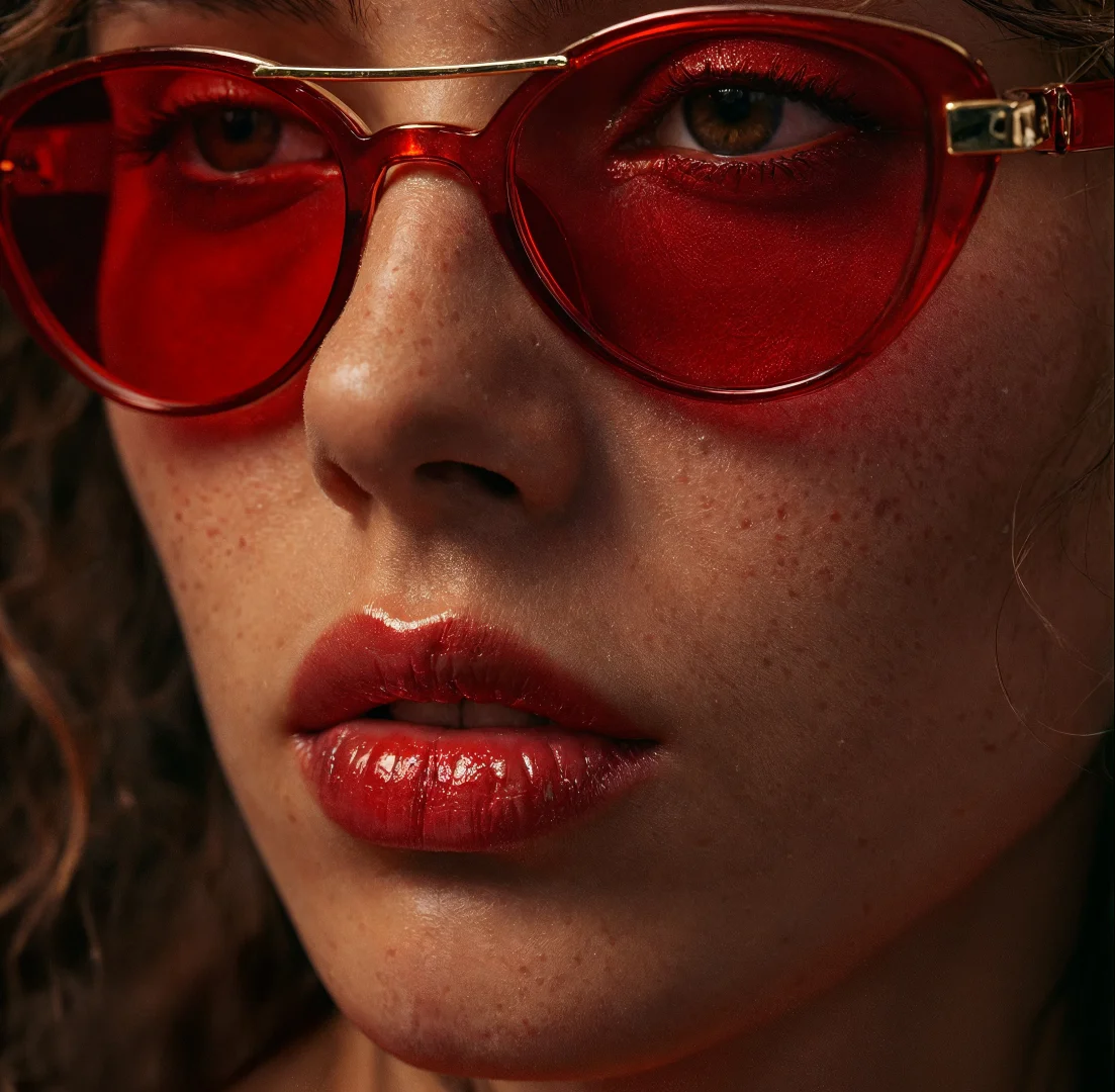 A man is positioned in front of a light source clicking pictures